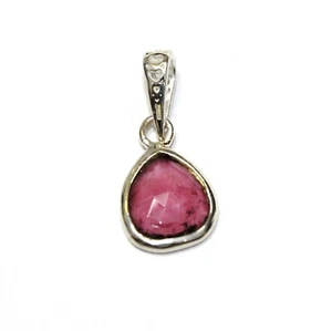 Tourmaline Pendant Sterling Silver Jewelry Birthday Gift Anniversary Bridesmaid4 - Picture 1 of 12