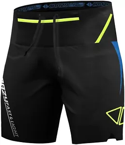 CRAZY IDEA Flash Ultra Trail Run Shorts Gel Taschen Ultraleicht Liner Herren SM - Bild 1 von 4
