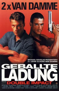Geballte Ladung - Double Impact ORIGINAL A1 Kinoplakat gerollt Jean-C. van Damme - Picture 1 of 1