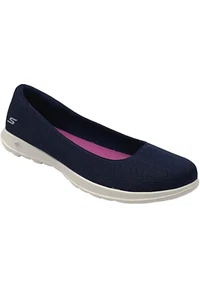 Skechers GOwalk Lite Lavable Tejido Skimmers Flor Azul Marino - Imagen 1 de 3