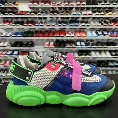 Moschino Couture Unisex Zapatos de Peluche Tenis Entrenadores Tenis Talla 43 EE. UU. 9 Foto 1 de 4