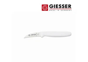 Giesser Messer SP - 6 cm gebogen weiß Kneipchen Obst Gemüse Schäl Tourniermesser - Bild 1 von 6