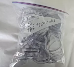 50 HEART SHAPED TAG PROTECTORS - FOR TY BEANIE BABIES / BUDDIES / TEENIES / KIDS - Picture 1 of 20