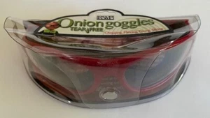 RSVP Onion Goggles/Glasses-Tear Free Chopping, Mincing, Dicing, Slicing-Red-NIP - Bild 1 von 7