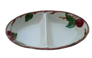 Franciscan Earthenware Apple Divided Serving Bowl USA VINTAGE!   MAR21 - Picture 1 of 9