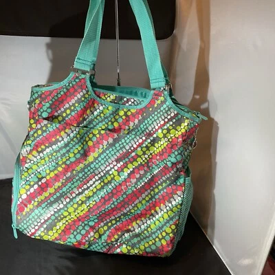 Thirty-one Gray, Red, Green,&White Beach Tote - Image 1 of 4