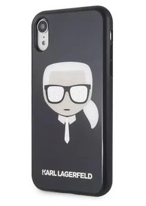 Karl Lagerfeld Glitzer Sonnenbrille Hard Shell Handyhülle iPhone 11 Pro schwarz - Bild 1 von 6