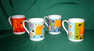 Complete Set Of 1999 Anchor 75th Anniversary Tea/Coffee Mugs Excellent Condition - Picture 1 of 5