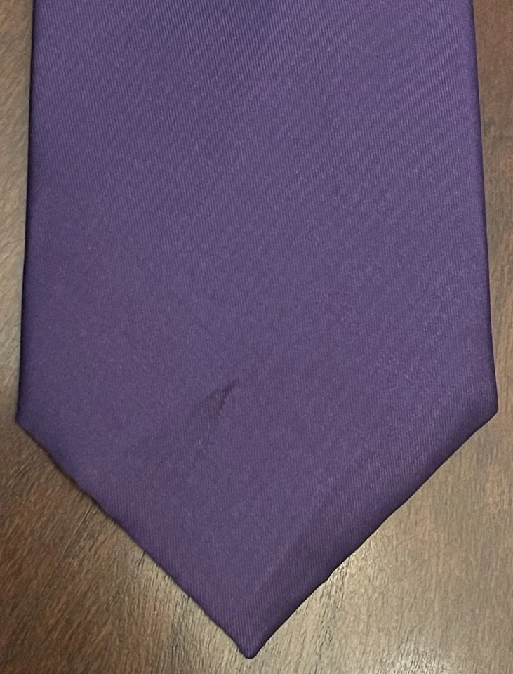 Corbata de cuello Michael Michael Kors púrpura 100 % seda para hombre hecha en China” Foto 1 de 4