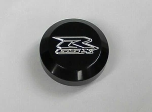 06-09 GSXR 600 750 Black Triple Tree Cap Engraved Logo 2006 2007 2008 2009 - Bild 1 von 2