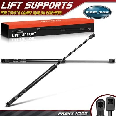 2x Soportes de elevación del capó delantero Amortiguadores Puntales para Toyota Camry 12-17 Avalon 13-18 Foto 1 de 4