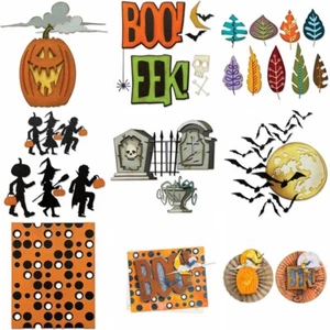 Halloween marco rectangular metal troquelado scrapbooking tarjeta de papel artesanía - Imagen 1 de 19