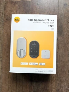 Yale Approach - Smart Lock WLAN Retrofit Deadbolt with Keypad Access - Silver - Bild 1 von 3