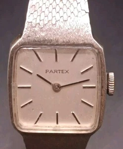 Vintage Damen Armbanduhr Partex Silber -835 Handaufzug - Bild 1 von 6