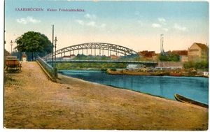 AK SAARBRÜCKEN Kaiser-Friedrich-Brücke um 1906 - Picture 1 of 1