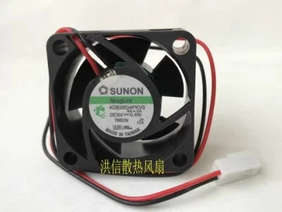 SUNON 4020 KDE0504PKV3 DC5V 0.4W 4CM 2-Pin Switch Cooling Fan - Image 1 of 3
