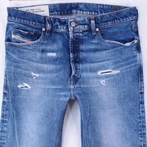 Jeans Uomo Diesel D-MACS 0079P Elasticizzato Dritto Blu W34 L32 - Foto 1 di 8
