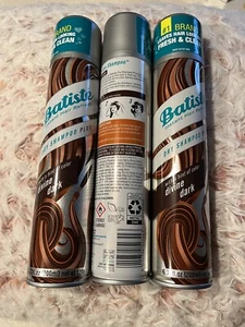 Lot of 3 Batiste Dry Shampoo Plus -Divine Dark- Instant Hair Refresh 6.73oz NEW - Picture 1 of 3