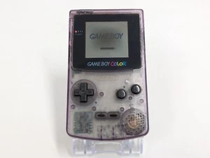 C9 NG Nintendo Gameboy Color console Clear Purple JAPAN GBC Game USED - Picture 1 of 3
