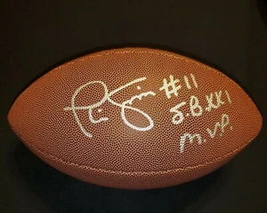 New York Giants Phil Simms Signed NFL Football COA - Picture 1 of 1