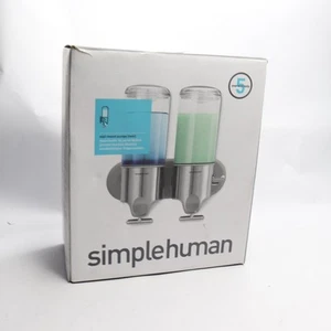 Simplehuman Double Wall Mount Shower Pump Shampoo and Soap Dispensers - Picture 1 of 4