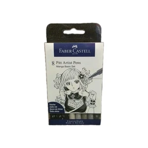 Faber Castell - 8 Pitt Artist Pens - Manga Basic Set - 16 71 07 ⭐️⭐️⭐️⭐️⭐️ ✅️ - Bild 1 von 4