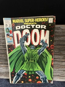 Marvel Super-Heroes #20 (Marvel Comics May 1969) 1st Dr. Doom.  Free Shipping - Picture 1 of 15