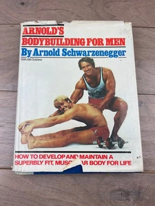 Arnold's Bodybuilding for Men Arnold Schwarzenegger 1981 First Edition Fitness - Picture 1 of 8