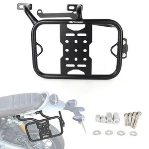 Side Luggage Rack Pannier Racks Fit For TRIUMPH Scrambler 1200 XC 2019-2023 - Picture 1 of 16