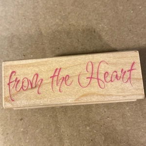 Von Herzen Gruß - Holzstempel - Bild 1 von 5