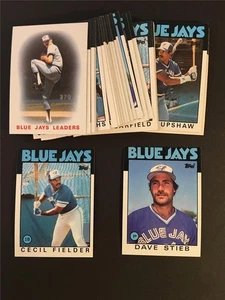 Juego de equipo Topps Toronto Blue Jays 1986 con 34 cartas intercambiadas Cecil Fielder RC - Imagen 1 de 1