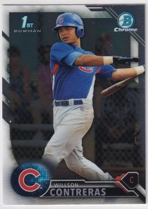 2016 BOWMAN CHROME FIRST RC 1ST WILLSON CONTRERAS ST. LOUIS CARDINALS MLB #3368 - Picture 1 of 2