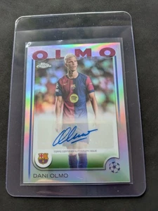 Dani Olmo AUTO - Topps Chrome UCC 2024/25 - FC Barcelona - Bild 1 von 2