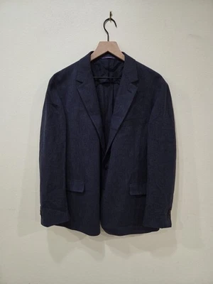Chaqueta Blazer Ralph Lauren Etiqueta Púrpura Azul Marino Lana Sarga Rota Hadley 46R  Foto 1 de 4