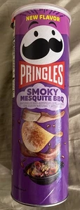 NEW LIMITED EDITION PRINGLES SMOKY MESQUITE BBQ POTATO CRISPS CHIPS 5.5 OZ CAN - Picture 1 of 3