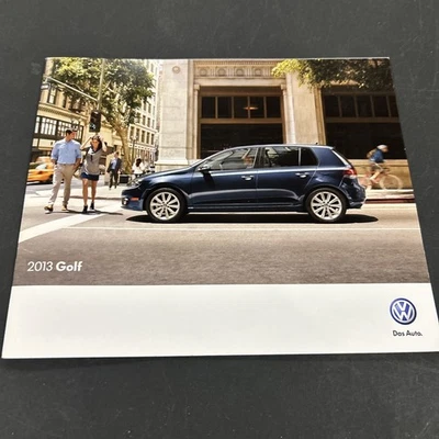 Volkswagen Golf 2013 20 páginas folleto de ventas catálogo - VW coche TDI diésel Foto 1 de 4