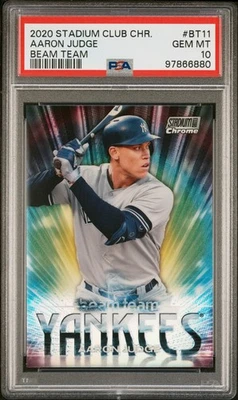 2020 Stadium Club Chrome Aaron Judge Beam Team #BT-11 PSA 10 Gem Mint - Image 1 of 2