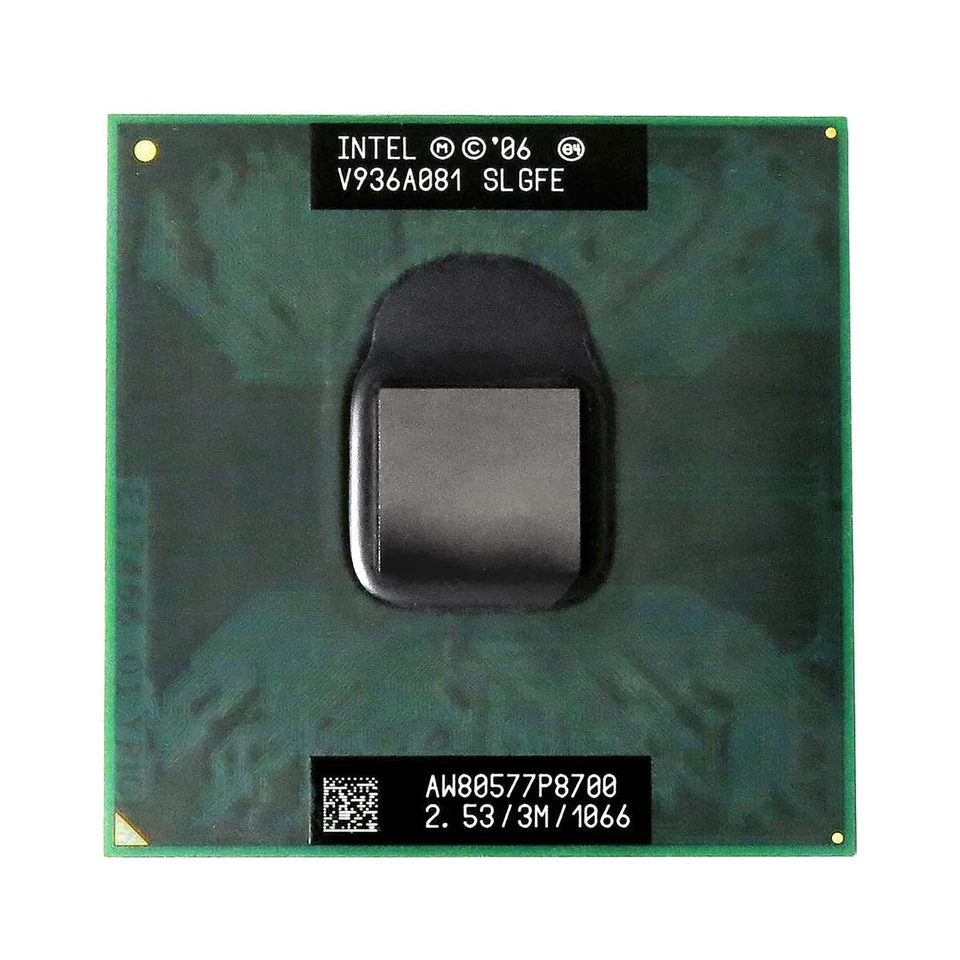 PROCESSORE CPU INTEL CORE 2 DUO P8700 SLGFE 2,53 GHZ COMPUTER NOTEBOOK - Immagine 1 di 4