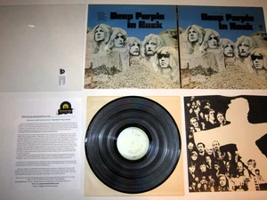 Deep Purple In Rock Warner WS 1877 1st USA '70 Analog VG++ ULTRASONIC Clean - Picture 1 of 4