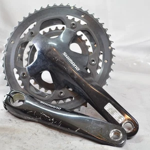 Shimano FC-R600 50-39-30 TRIPLE 10 Speed Road Crankset 172.5 mm, 7/10 Nice - Picture 1 of 8