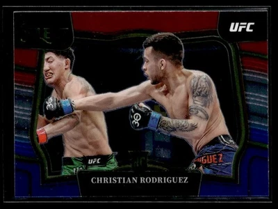 2023 Panini Select UFC Red White Blue Prizm #211 Christian Rodriguez Rookie RC - Image 1 of 2