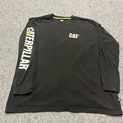 Мужская футболка Caterpillar CAT с баннером на заказ с длинным рукавом и графическим логотипом - Изображение 1 из 4