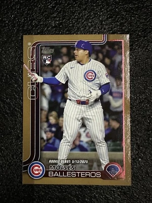 2025 Topps Update Moises Ballesteros Gold Rc #us236 #1119/2025 - Image 1 of 4