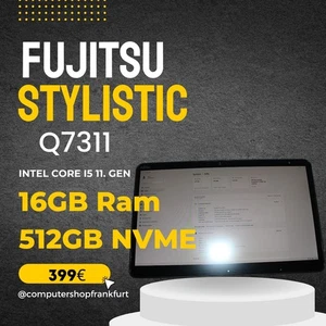 Fujitsu Stylistic Q7311,Intel Core i5-1145G7,16GB Ram,512GB SSD,Touch - Imagen 1 de 5