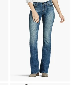 Lucky Brand Brooke Flare Jeans-Size 8/29-Italian Denim-Mid Rise-Turlock Wash - Foto 1 di 12