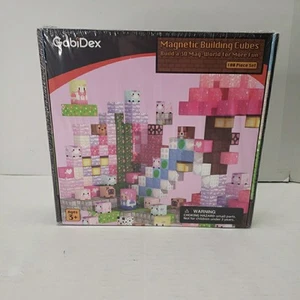 GobiDex Magnetic Building Blocks 100 Pieces Sensory Toy, Pink, Girls  Sealed New - Picture 1 of 10