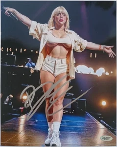 Color Foto,,, Billie Eilish"Org.Unterschrift mit Zertifikat, 25x20 cm,Top Motiv - Bild 1 von 6