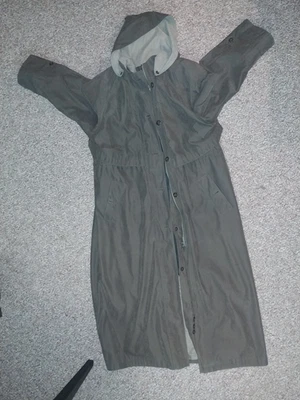 Gabardina larga vintage Bill Blass etiqueta negra para hombre marrón forro extraíble Foto 1 de 4