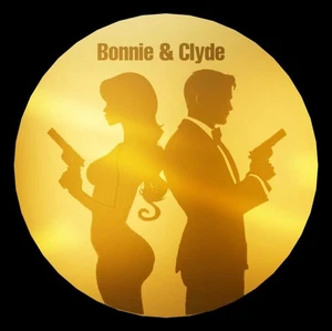 2025 1/1000 Oz .9999 Fine Gold Niue Bonnie And Clyde Legal Tender Gold Coin🔥🔥 - Picture 1 of 4