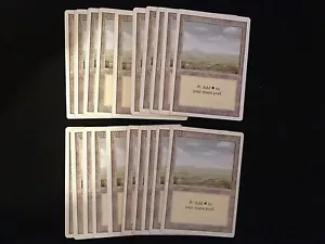 20 Basic Land - SAME ART - Plains - Revised - MP-NM Condition - Magic MTG FTG - Picture 1 of 1